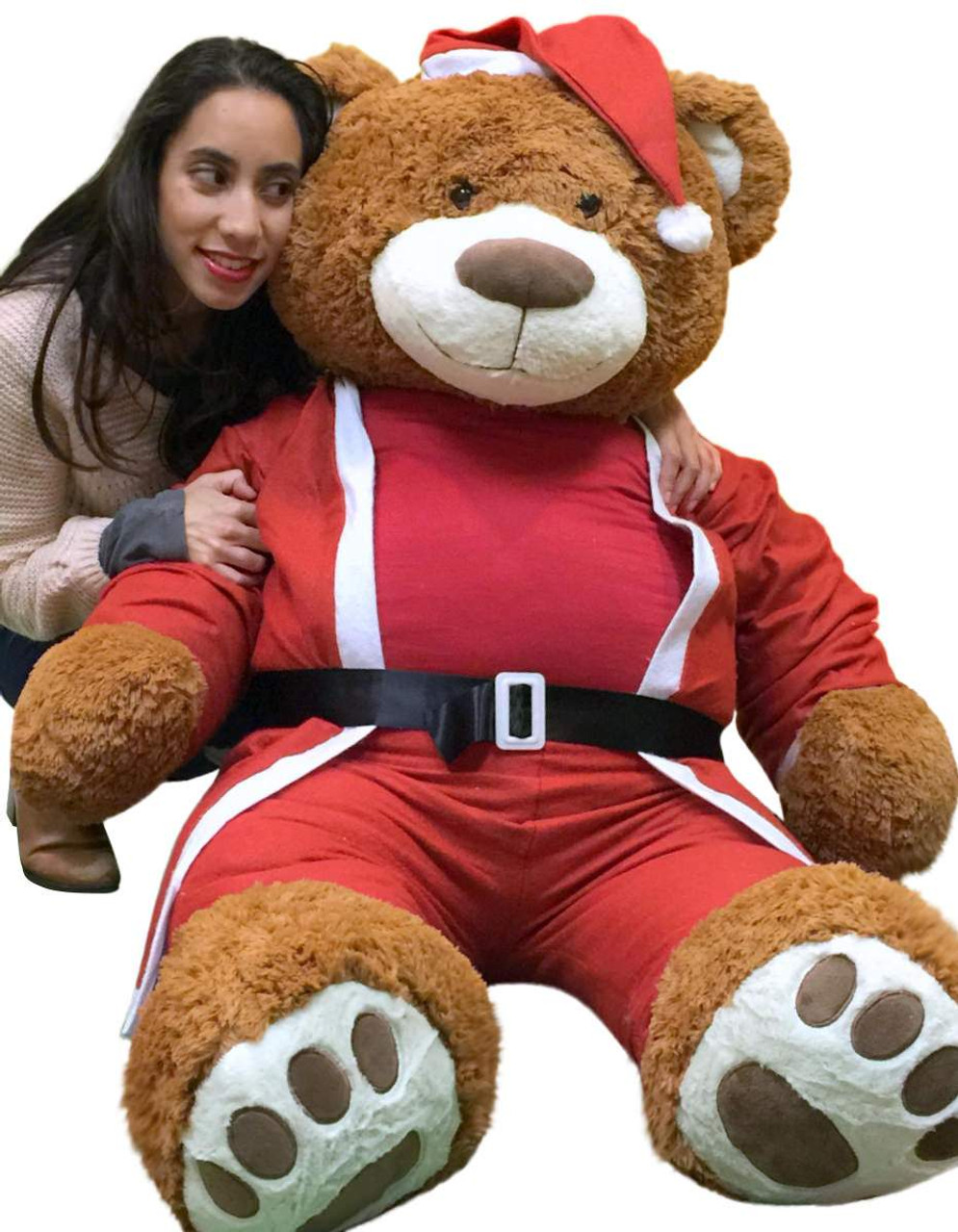 stuffed christmas bear