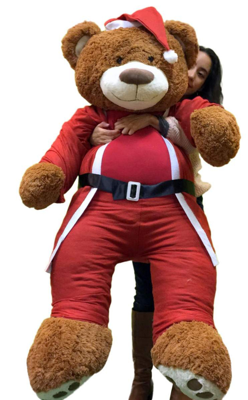 huge christmas teddy bear