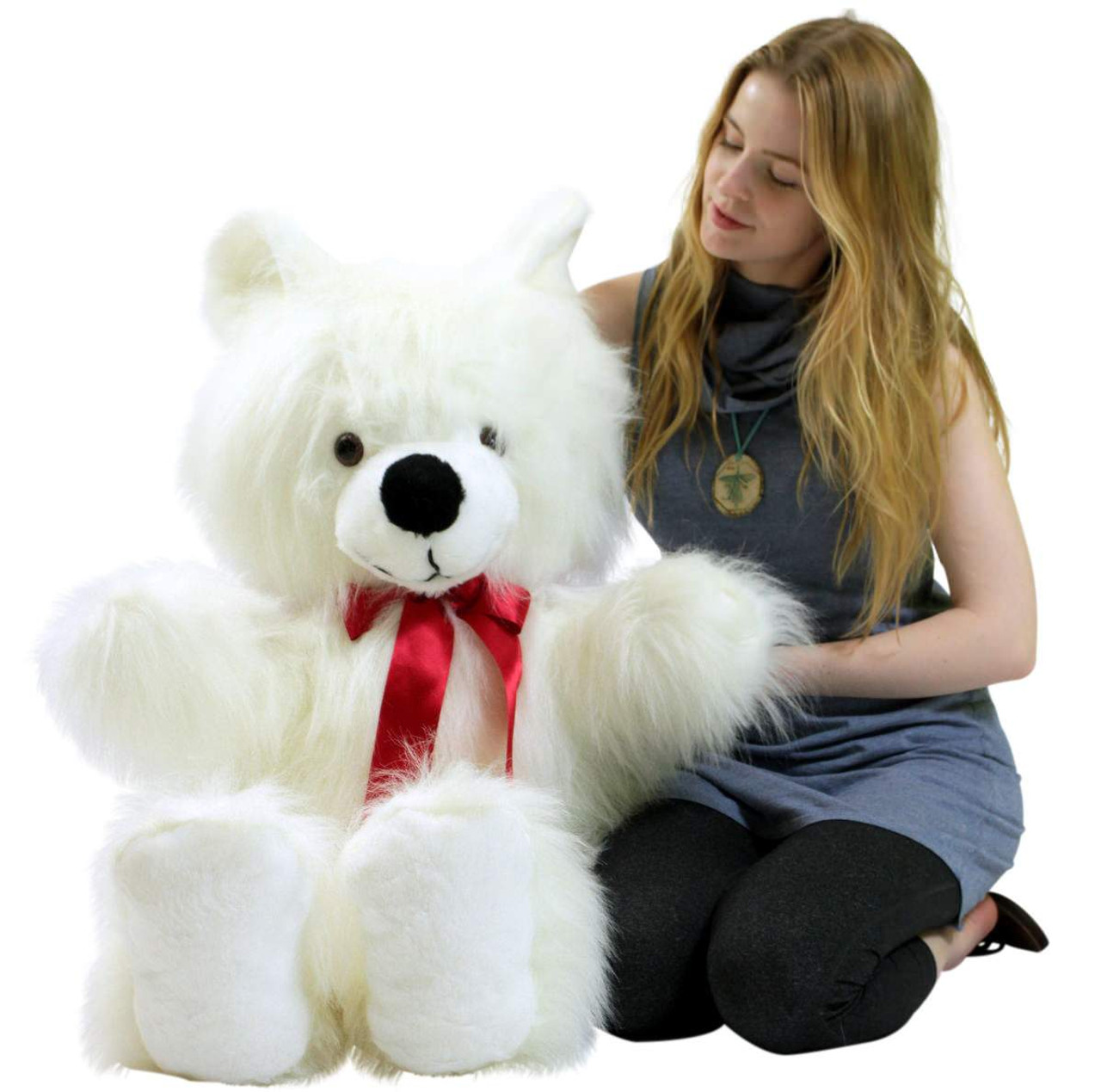 White Teddy Bear Luxury Stuffed Animal