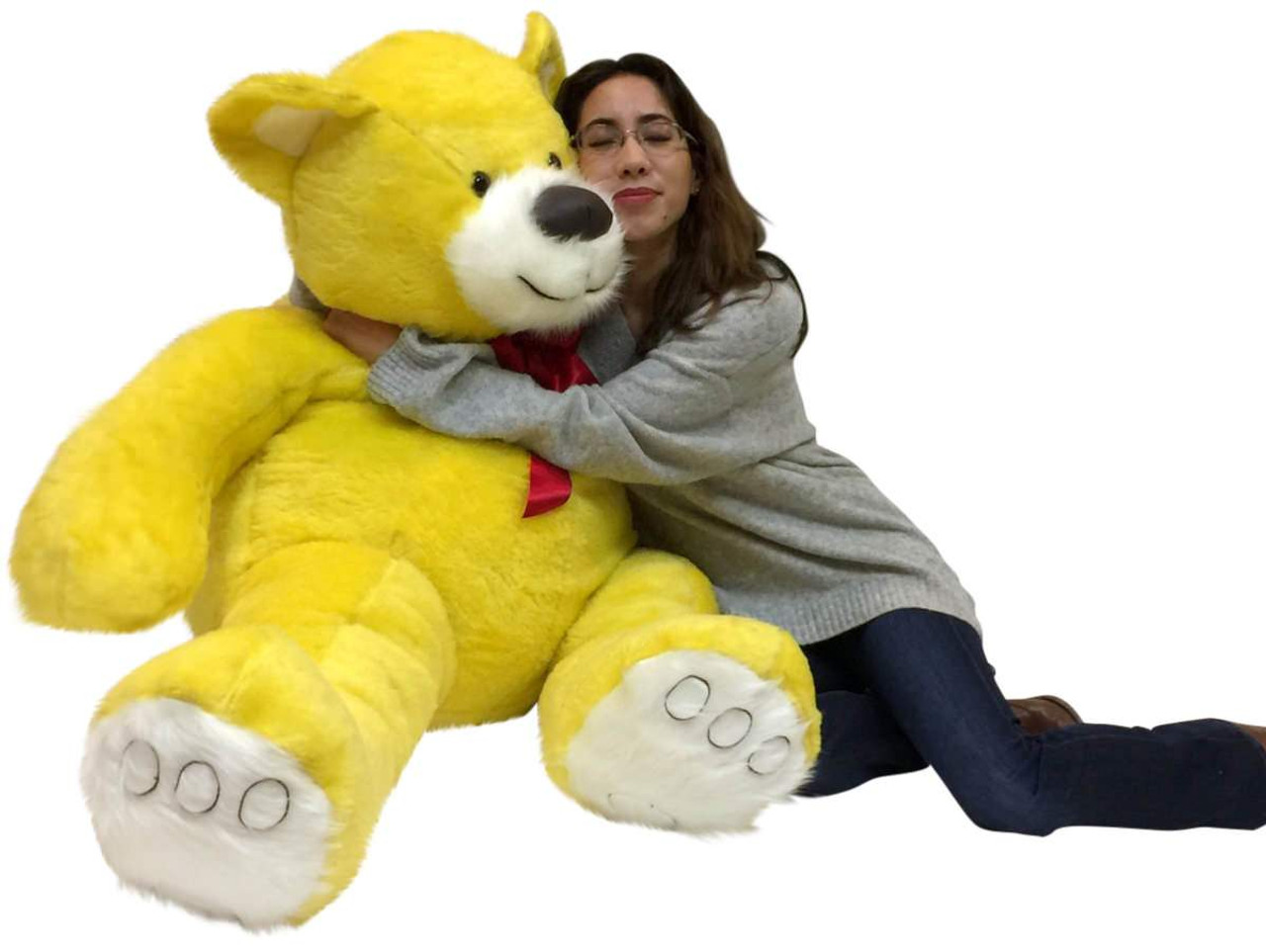 big yellow teddy bear