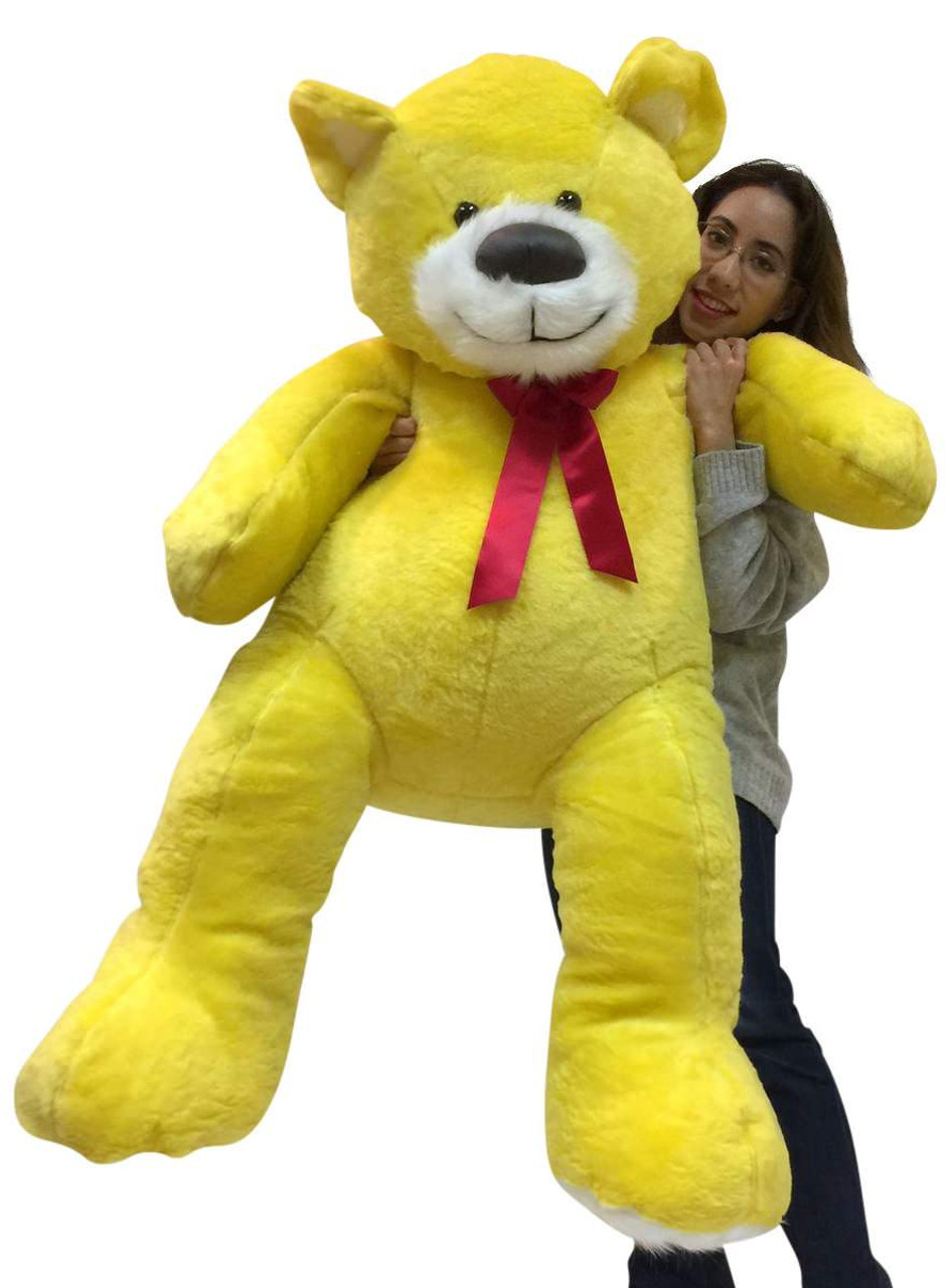 yellow bear stuffed animal