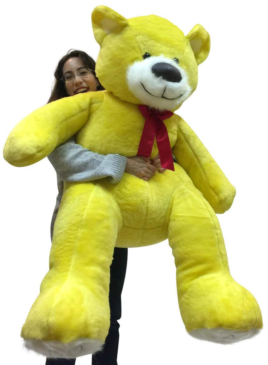 yellow stuffed bear