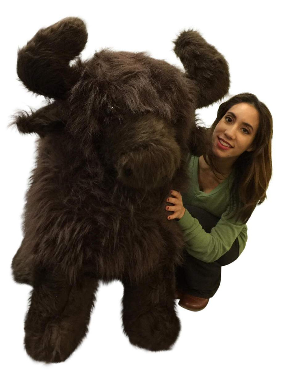 buffalo stuffed animal large