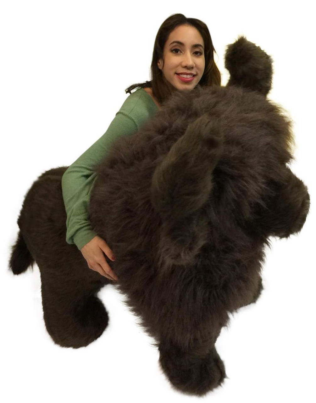 giant stuffed buffalo