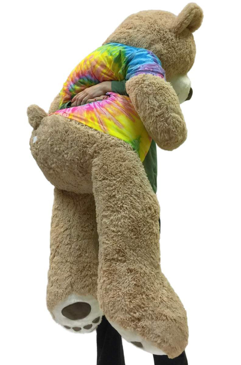 giant tie dye teddy bear