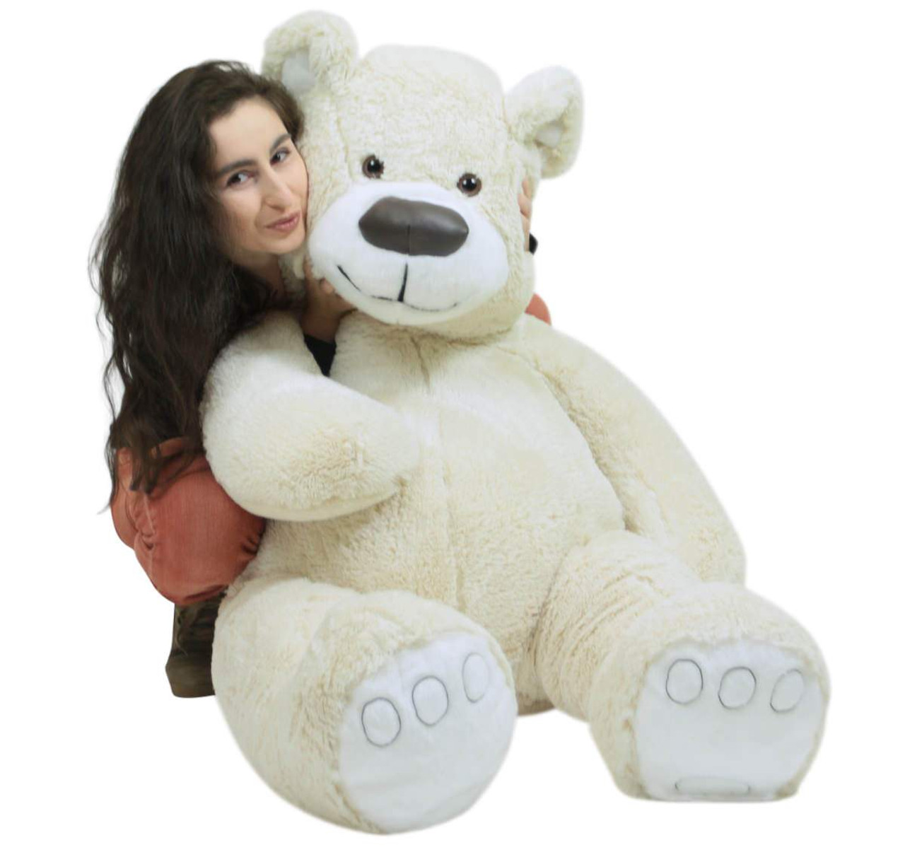 large white teddy bear