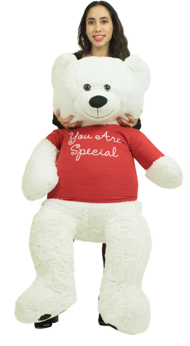 oso de peluche blanco grande