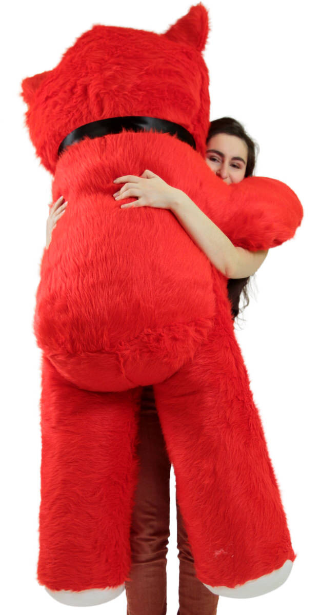 Big Plush Giant 6 Foot Red Teddy Bear 72 Inches Soft Made In Usa Big Plush Personalized Giant Teddy Bears Custom Stuffed Animals