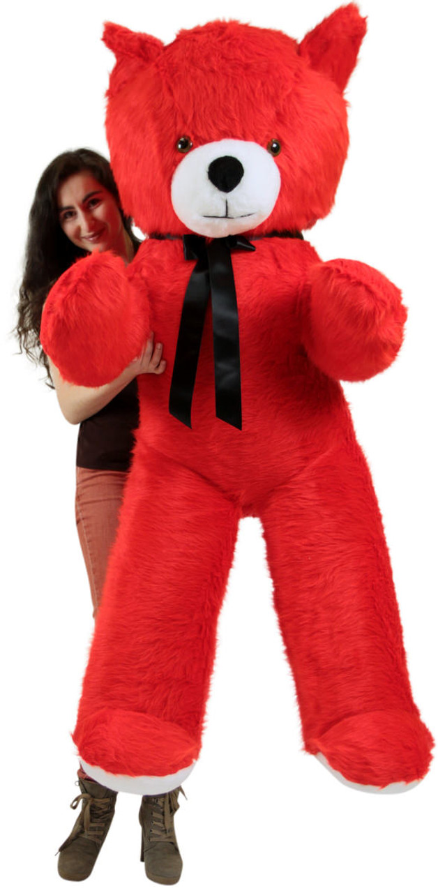 big teddy bear images red colour