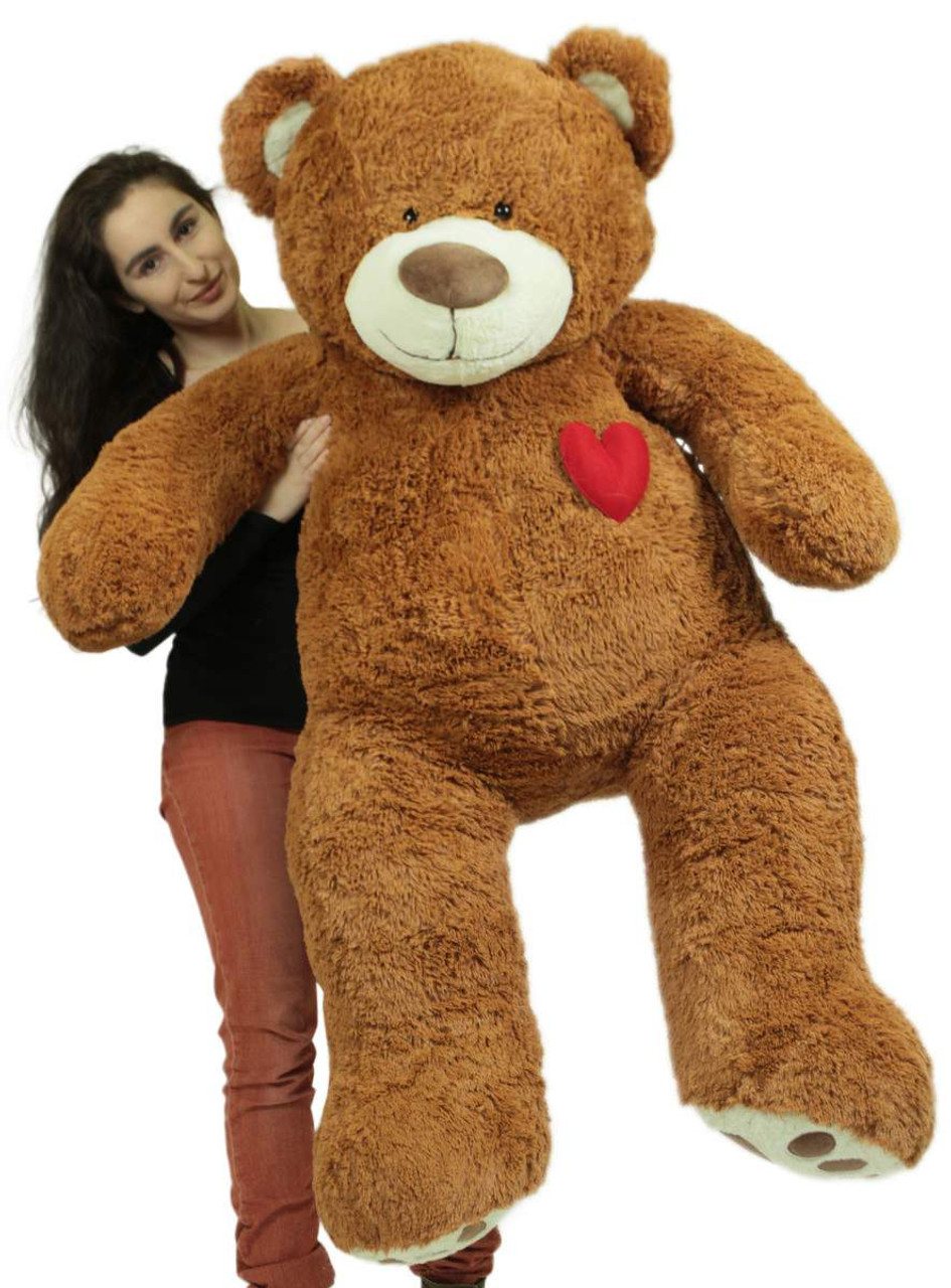 giant teddy bear with heart