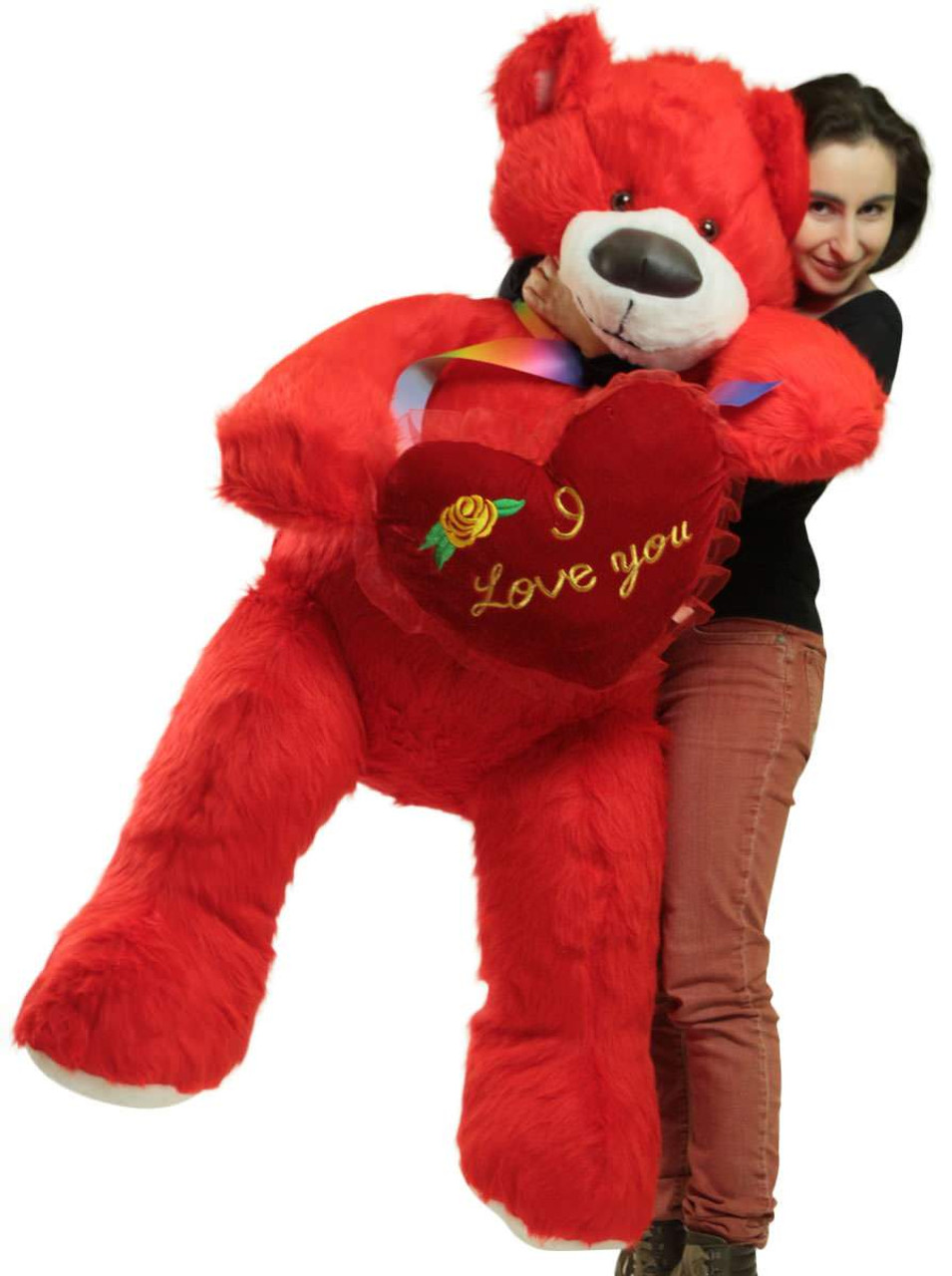 red teddy bear big