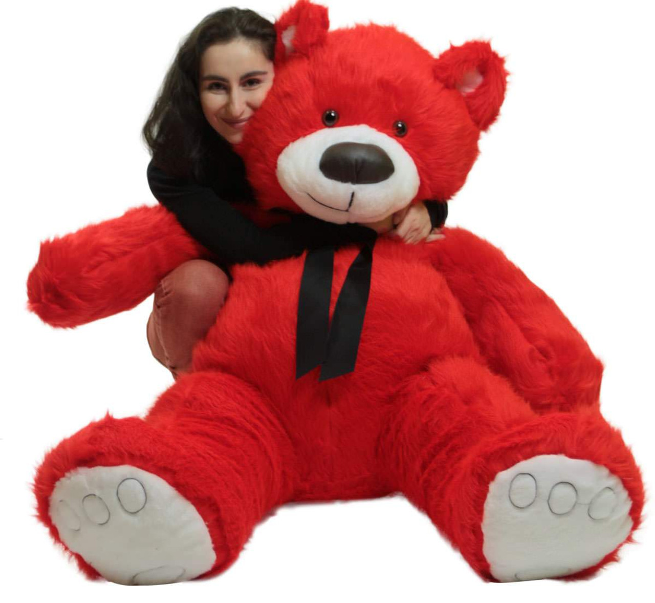 Fabricant 3 5 6 pieds rouge de l'ours un jouet en peluche poupée