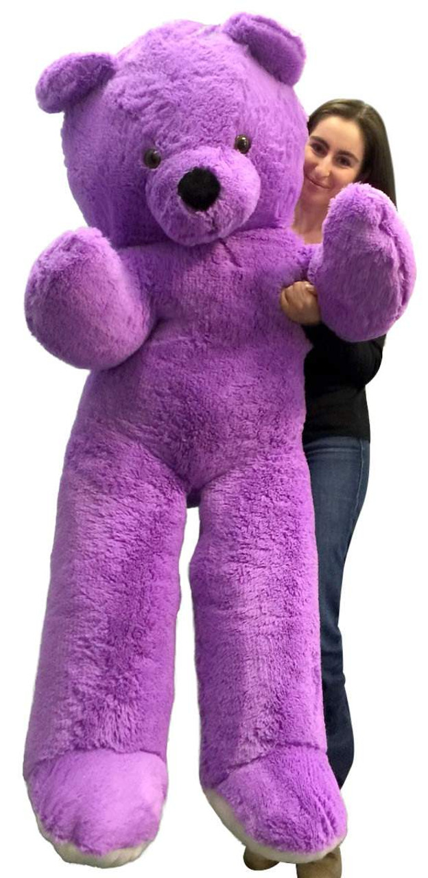 life size rainbow teddy bear