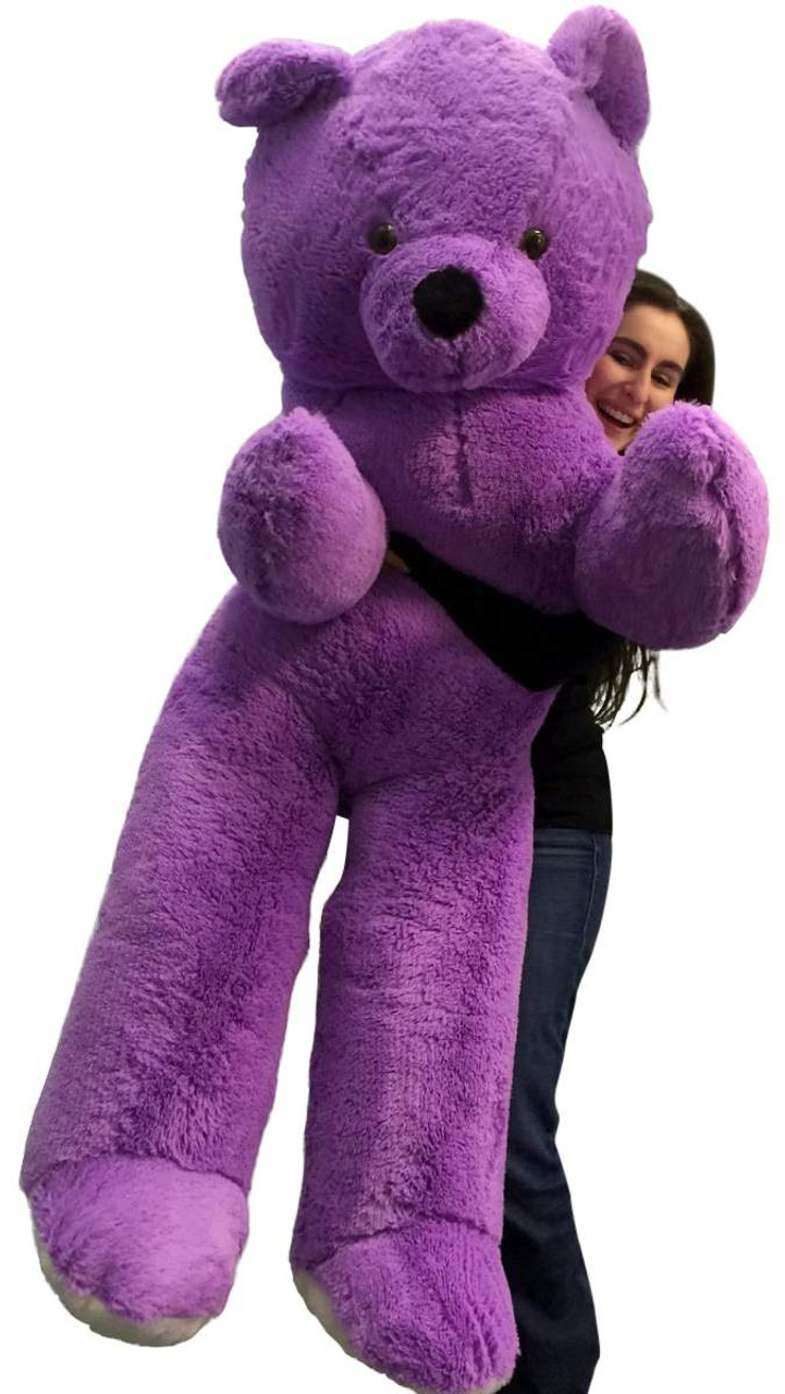 large purple teddy bear