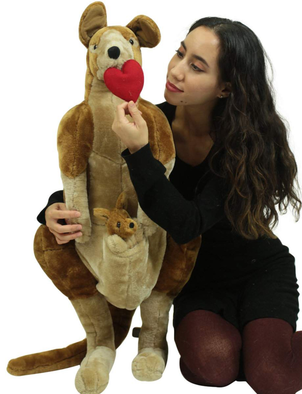 giant stuffed kangaroo