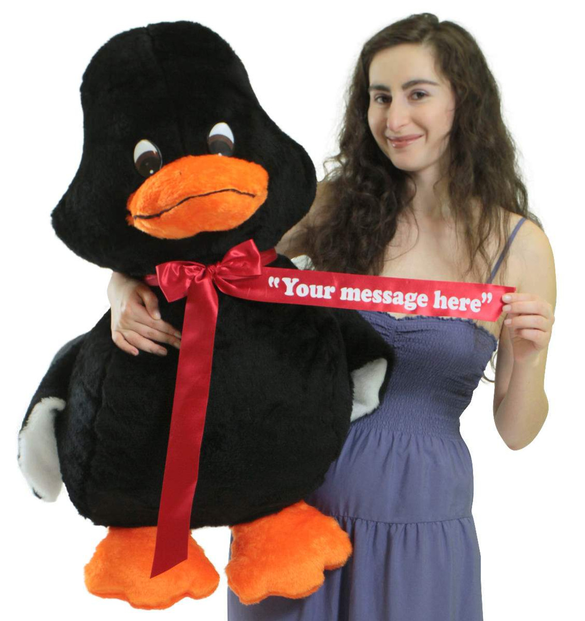 personalized stuffed duck