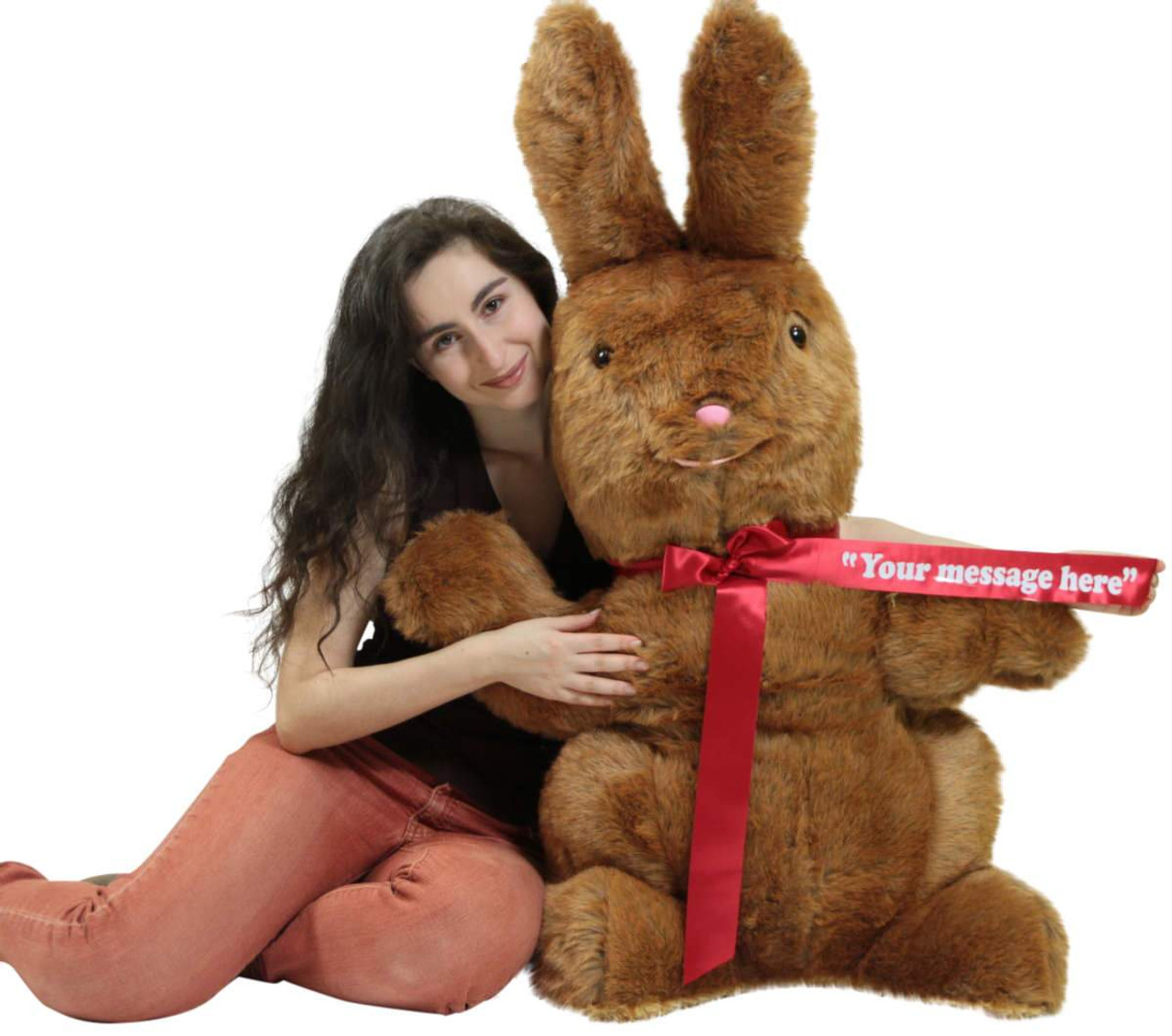 brown bunny plush