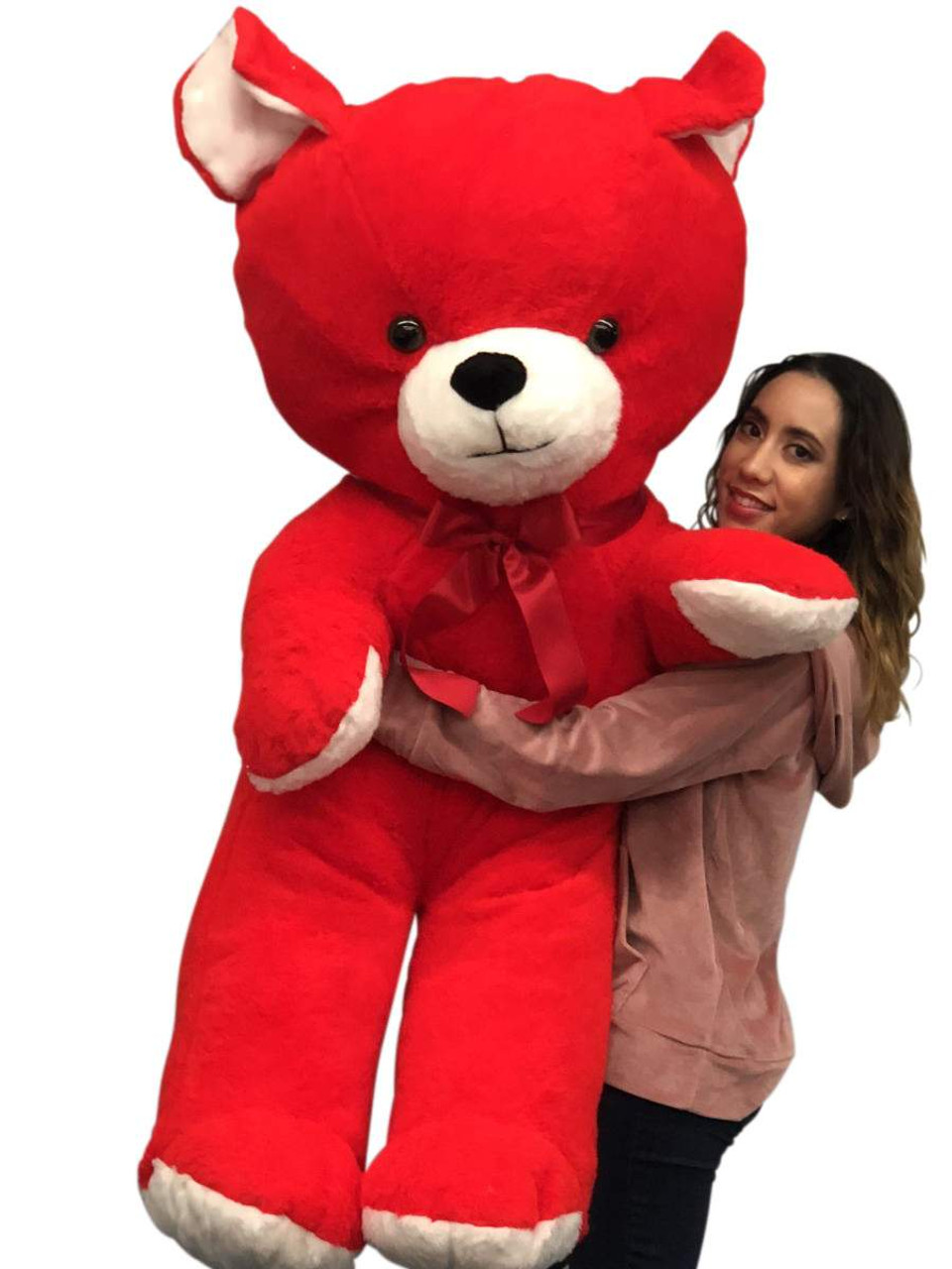 large red teddy bear