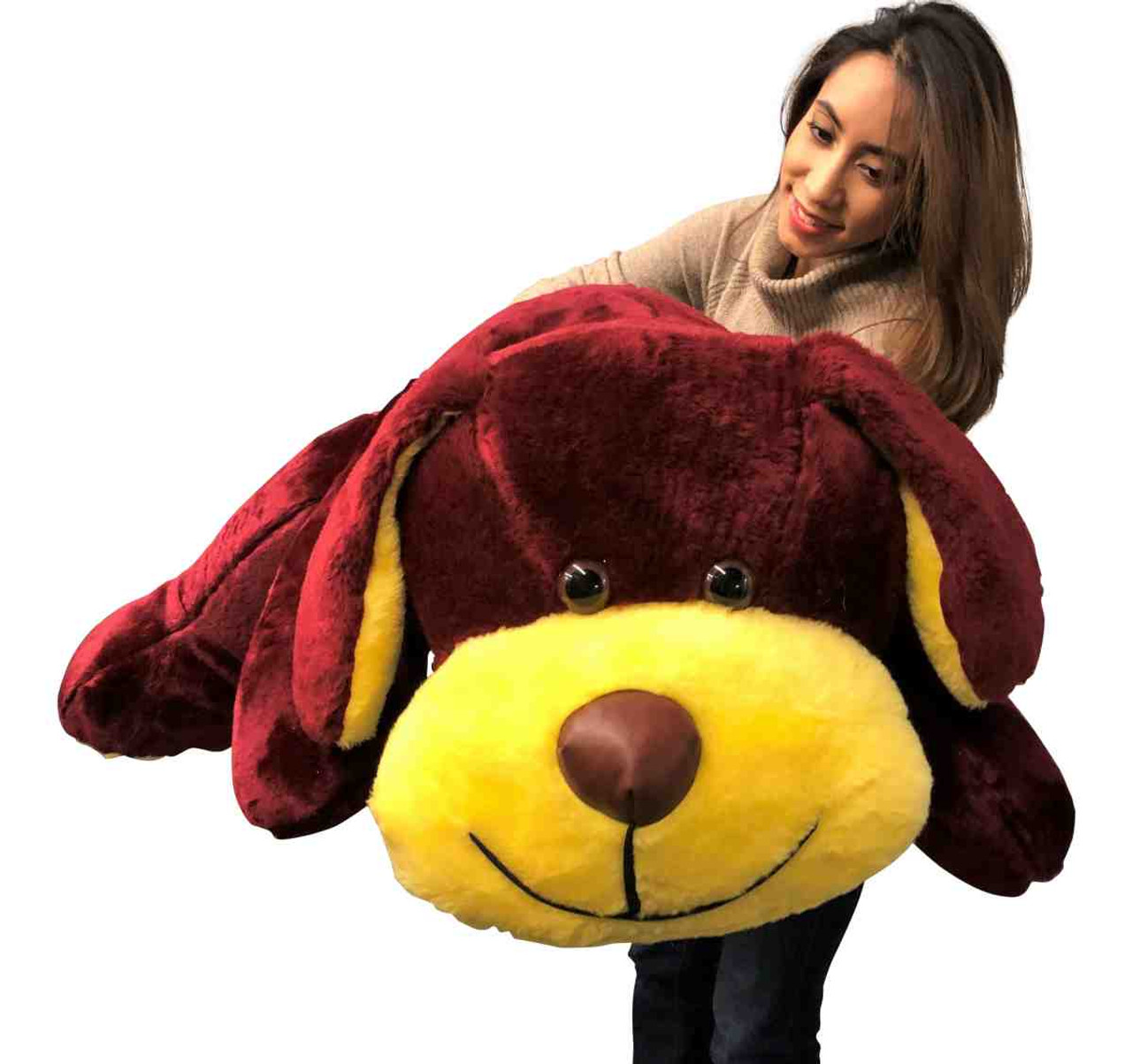 large stuffed dog