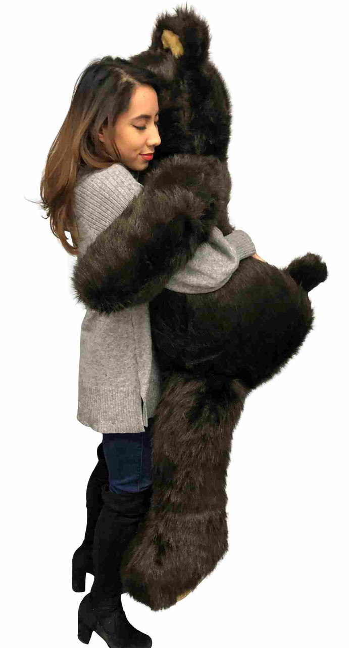 Big Plys American Giant 5 fods bamse 5 fod høj 60 tommer 152 cm Mørkebrun farve Blød teddybear 5 bjørn fremstillet i USA - Big plys personligt kæmpe bamser tilpassede dyr