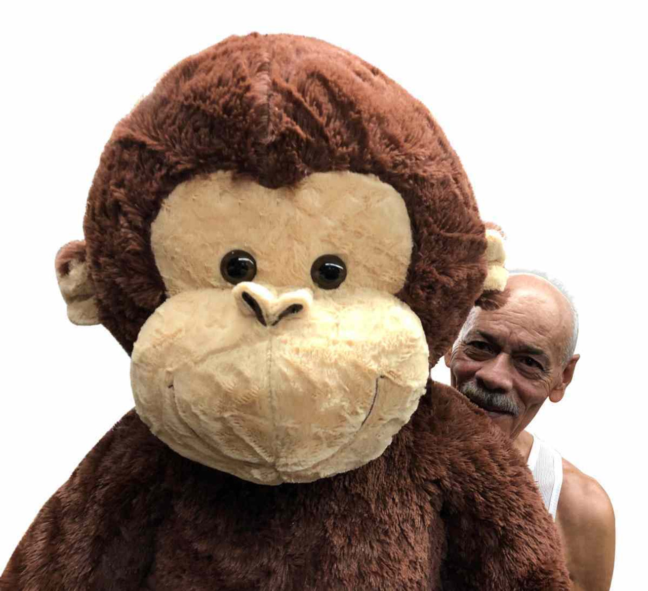 Gigante de regalos mono de peluche juguete enorme grande rellenas mono tie 