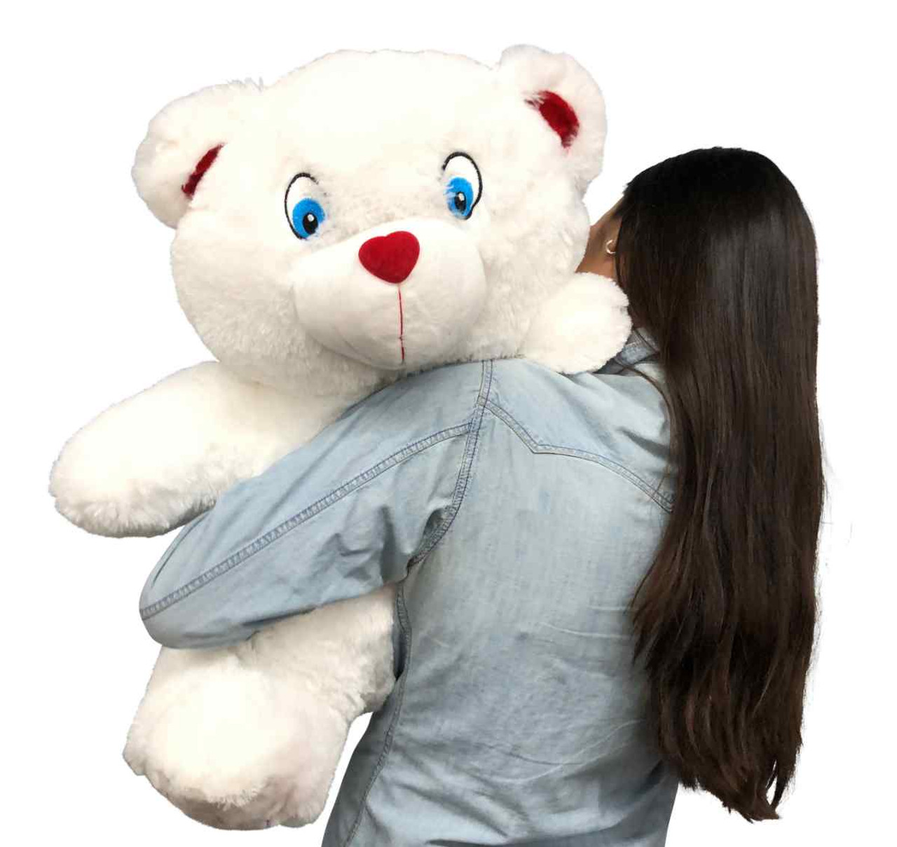 Giant Pink Teddy Bear 36 Inches Soft 3 Foot Teddybear Made in USA - Big  Plush Personalized Giant Teddy Bears Custom Stuffed Animals