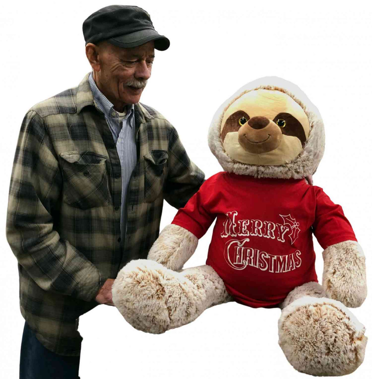 christmas sloth teddy