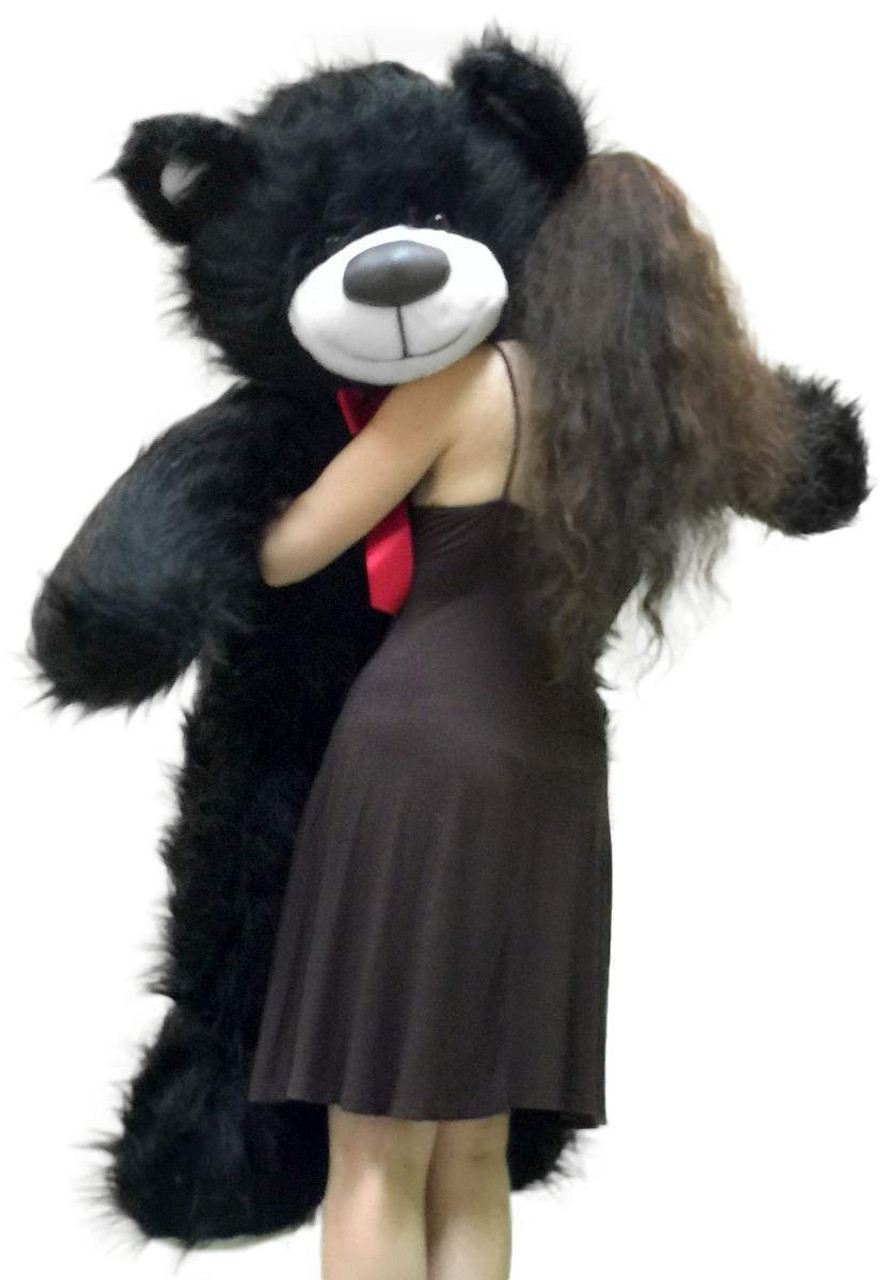 big stuffed black bear