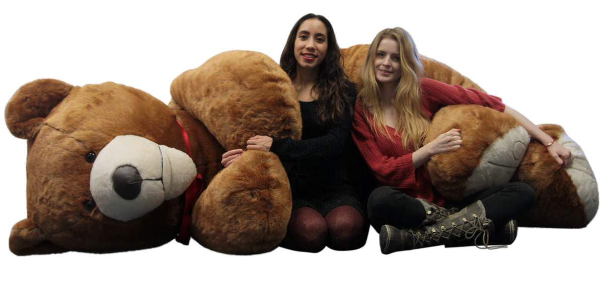 American Made 9 Foot Teddy Bear Huge Soft 108 Inch Giant Teddybear Brown Made in USA Big Plush