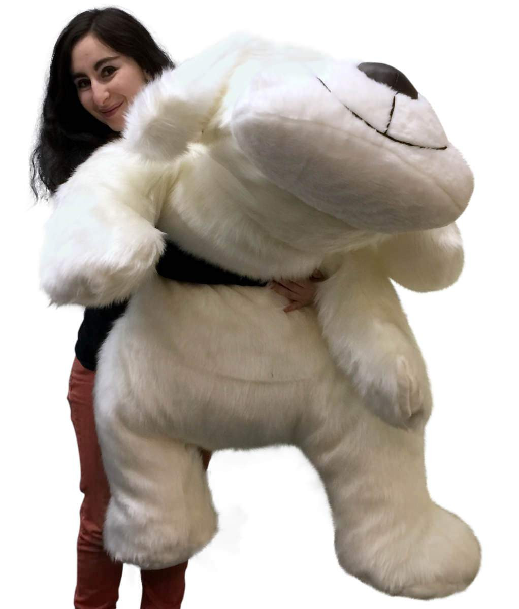 Kids Of American Corp. White Floppy Dog Plush! 17" Plush Puppy Dog! Super Soft
