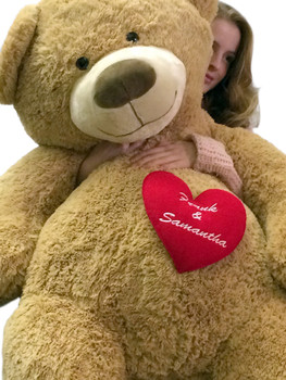 valentine's day big teddy bear delivery