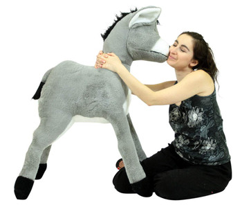 large donkey stuffed animal