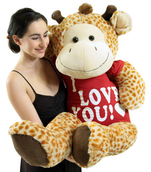 5 foot giraffe stuffed animal