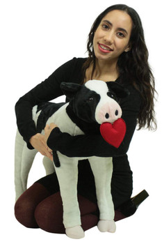 big stuffed cow