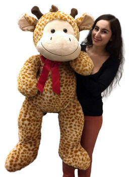 huge stuffed giraffe