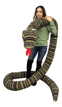 large stuffed snake toy