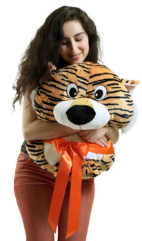 Big Plush Tiger Smush Ball Soft 24 Inches Soft Stuffed Animal Plushie