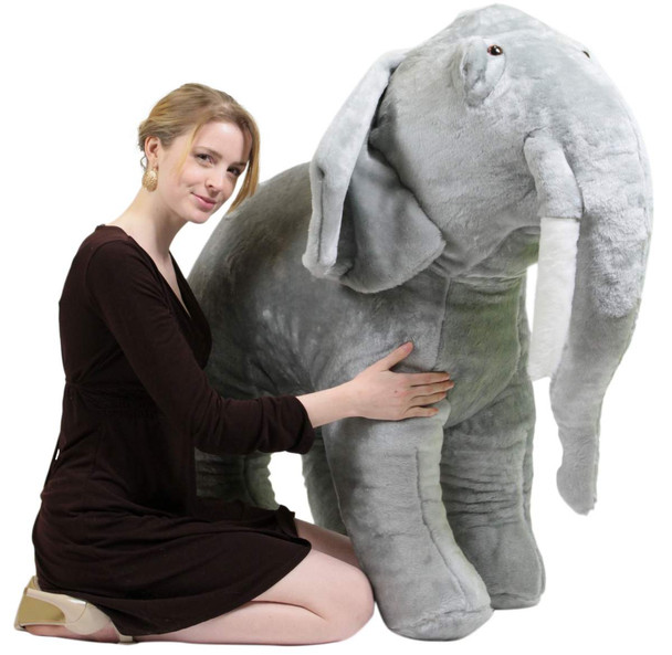big plush elephant