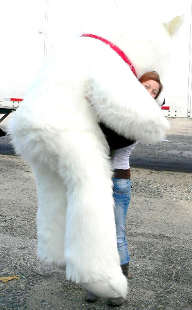 American Made 8 Foot Giant Teddy Bear 96 Inch Soft White Teddybear Made in USA