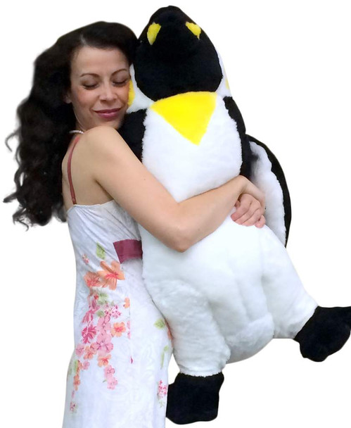 American Made Giant Stuffed Penguin 30 Inches 76 cm Big Soft Stuffed Animal Made in USA America