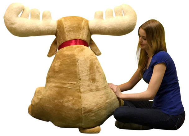 American Made Giant Stuffed Moose Soft Huge Stuffed Animal 45 Inches