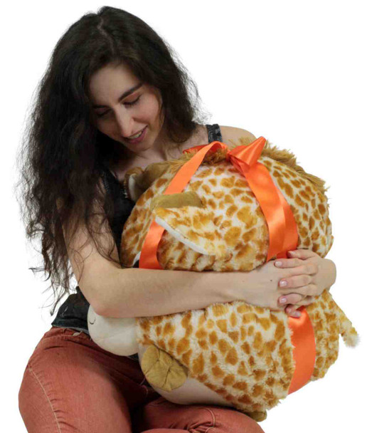 Big Plush Giraffe Smush Ball Soft 24 Inches Soft Stuffed Animal Plushie