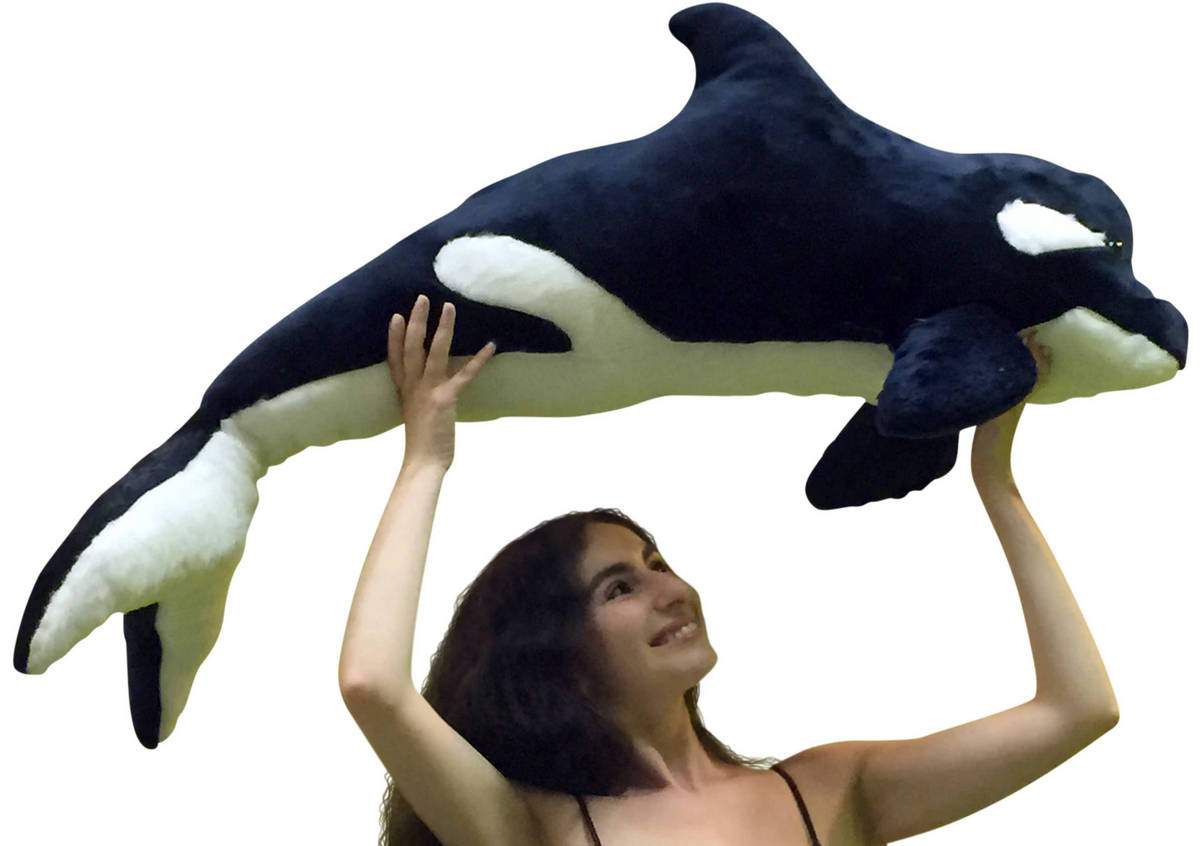 big orca stuffed animal