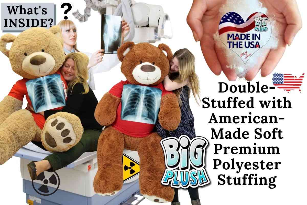 Learn what's inside of Big Plush stuffed animals. Its the American-made, pillow-soft polyester stuffing that is the ultimate in long-lasting, premium snugability!