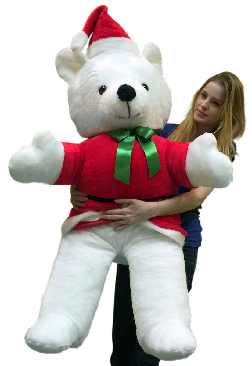 stuffed christmas bear