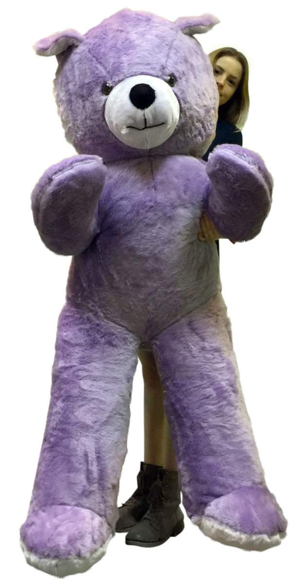 big teddy bear purple