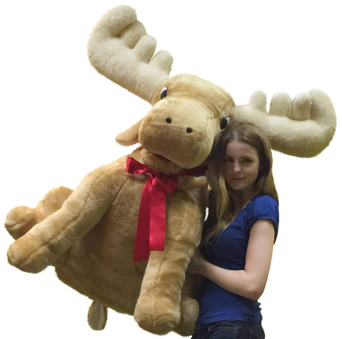 large stuffed moose
