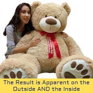 All Big Plush giant teddy bears are given special attention to create a truly premium quality big plush animal.