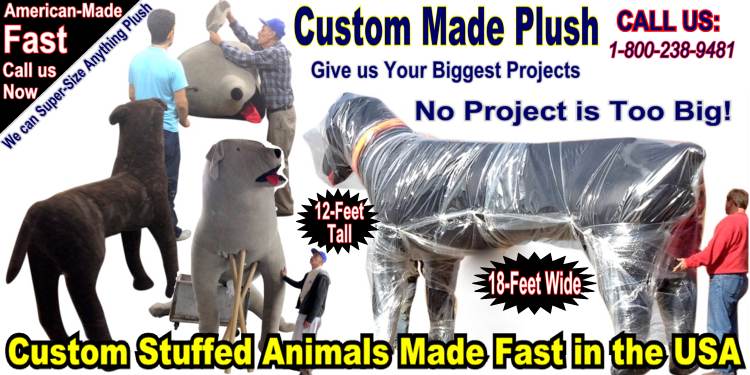 Get a quote and have us make your custom plush stuffed animal in the USA now!