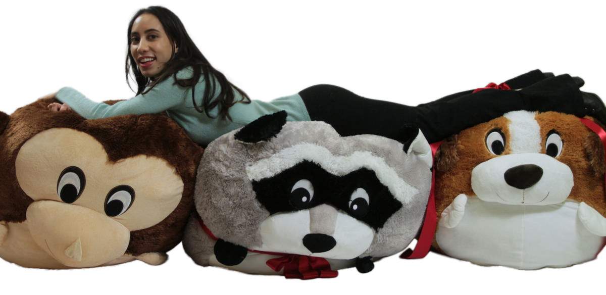 Giant Squishy Plush Animals are New and available here Now